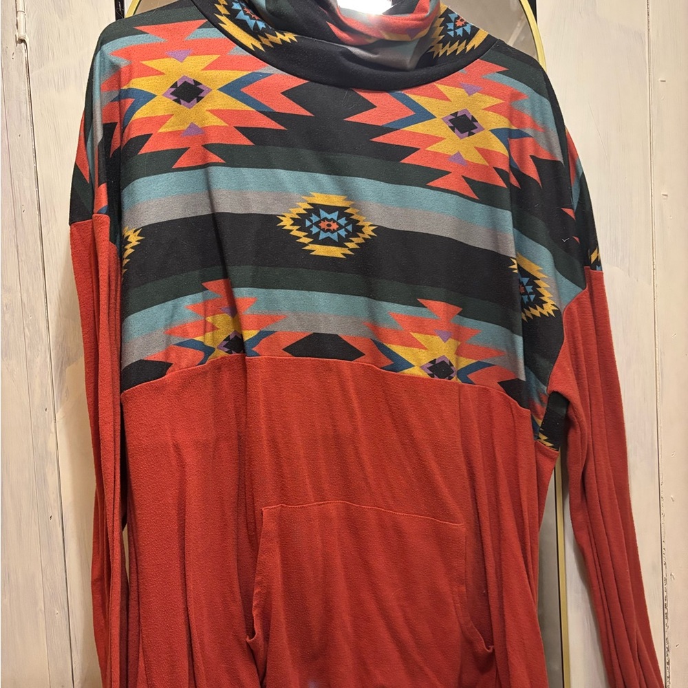 Aztec Patterned Women's Sweater